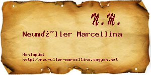 Neumüller Marcellina névjegykártya
